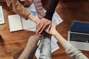 people-hands-team