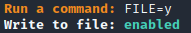 save to file